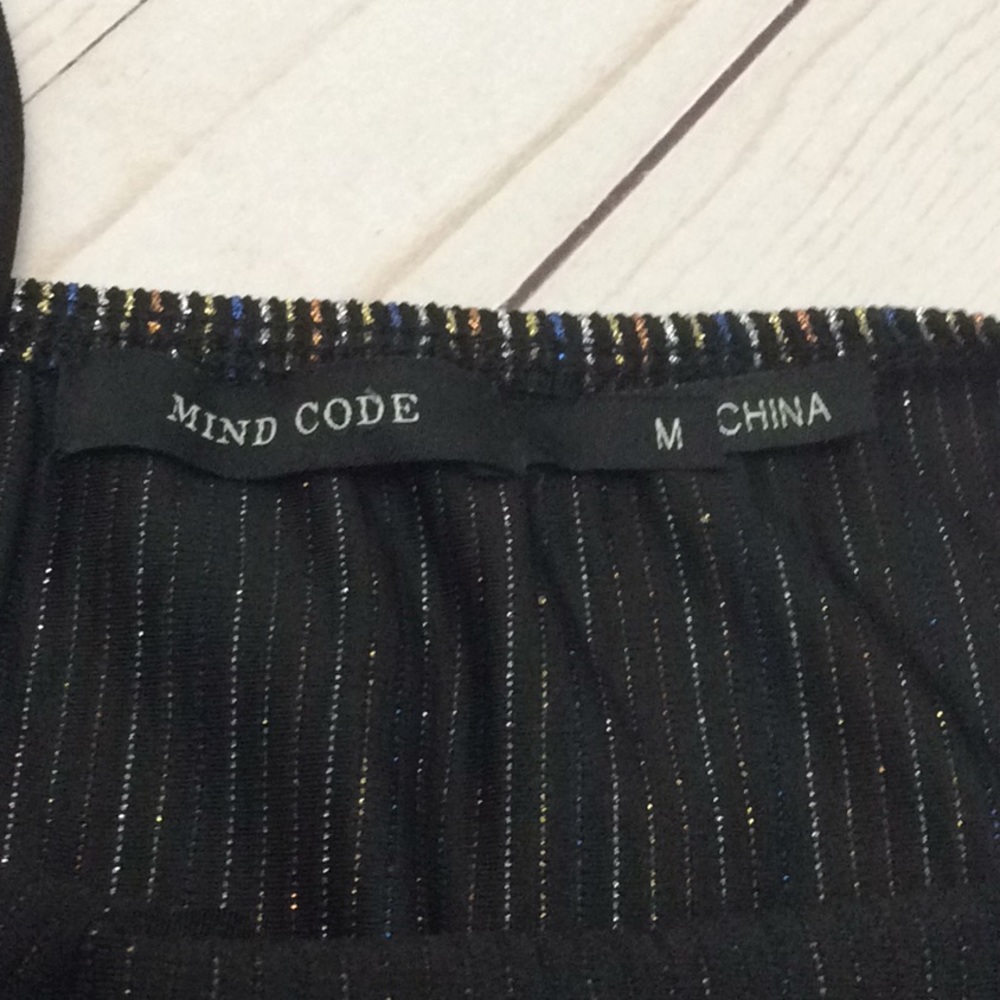 Metallic Vertically Striped MultiColor Body-con - Picture 11 of 14